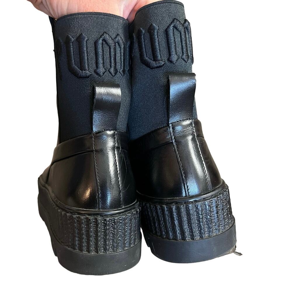 Fenty Puma by Rhianna -Black Platform Ankle Boots - Picture 6 of 9
